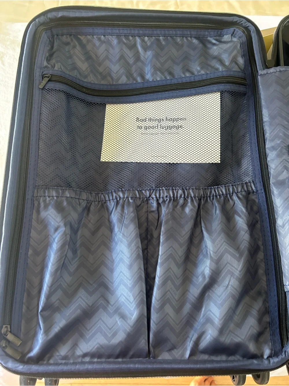 Calpak Men's Hardshell Carry-On in Blue storm